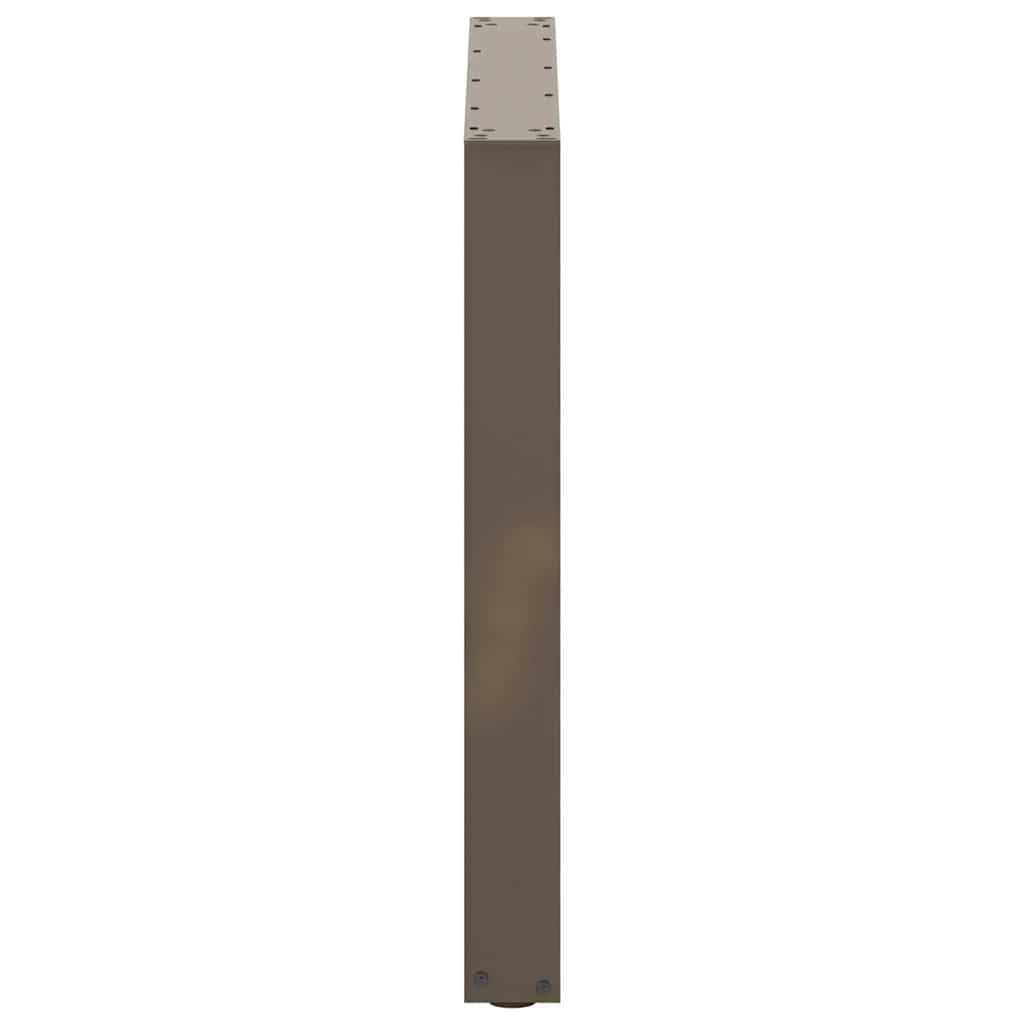 Eettafelpoten 2 st U-vormig 80x(72-73) cm staal naturel – afbeelding 5