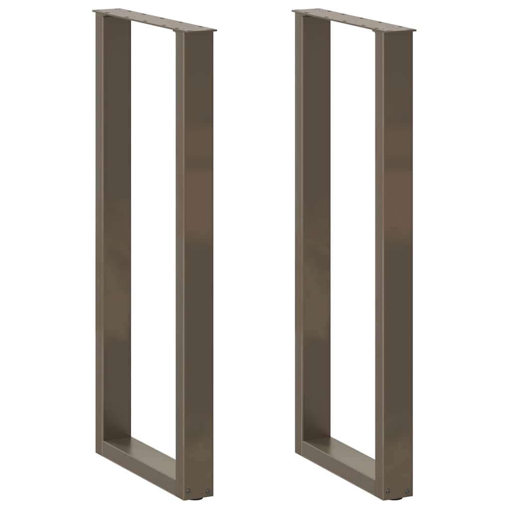 Bartafelpoten 2 st U-vormig 40x(110-111) cm staal naturel