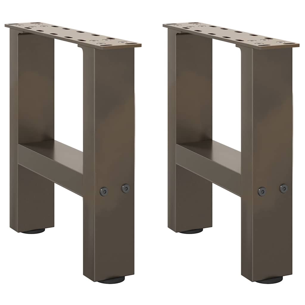 Salontafelpoten 2 st 30x (30-31) cm staal naturel staal