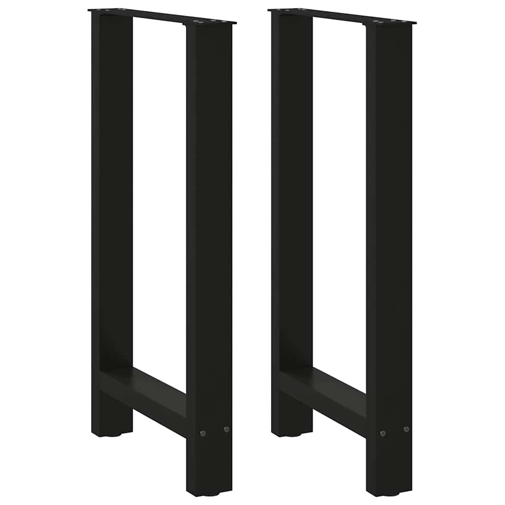 Bartafelpoten 2 st 40x(90-91) cm staal zwart