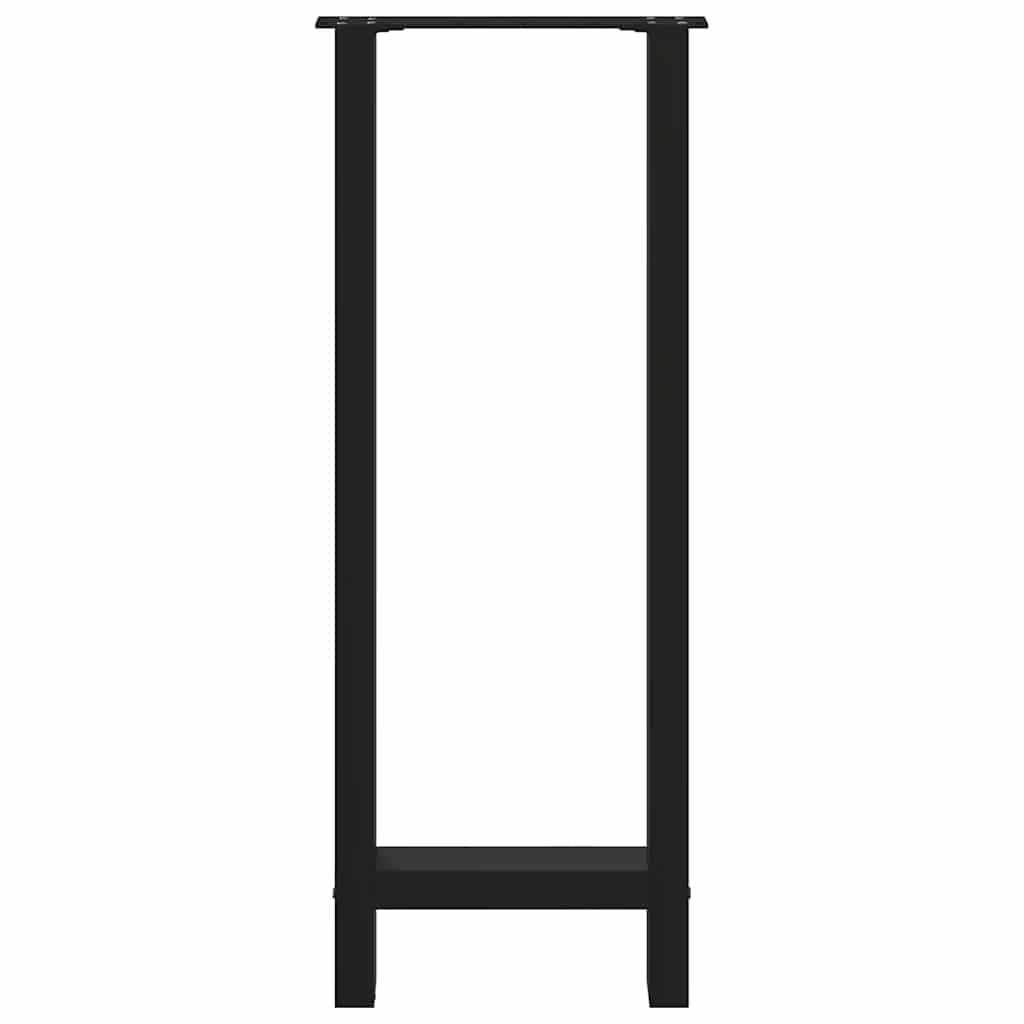 Bartafelpoten 2 st 40x(100-101) cm staal zwart – afbeelding 5