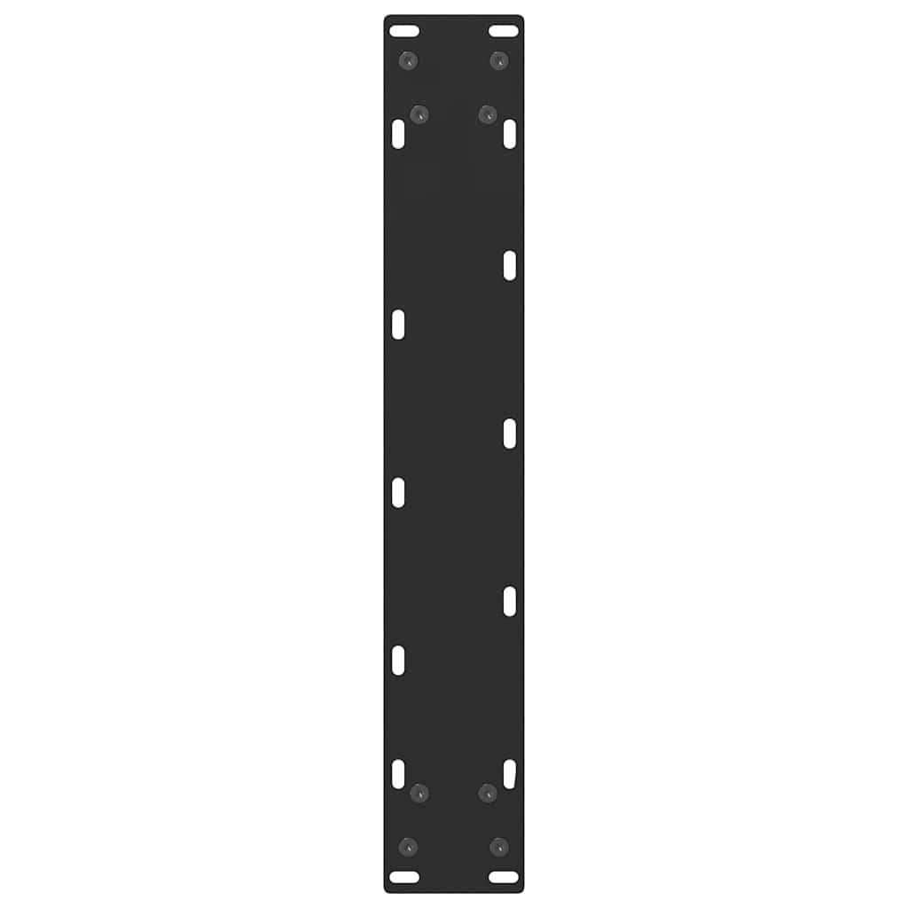 Bartafelpoten 2 st 40x(100-101) cm staal zwart – afbeelding 7