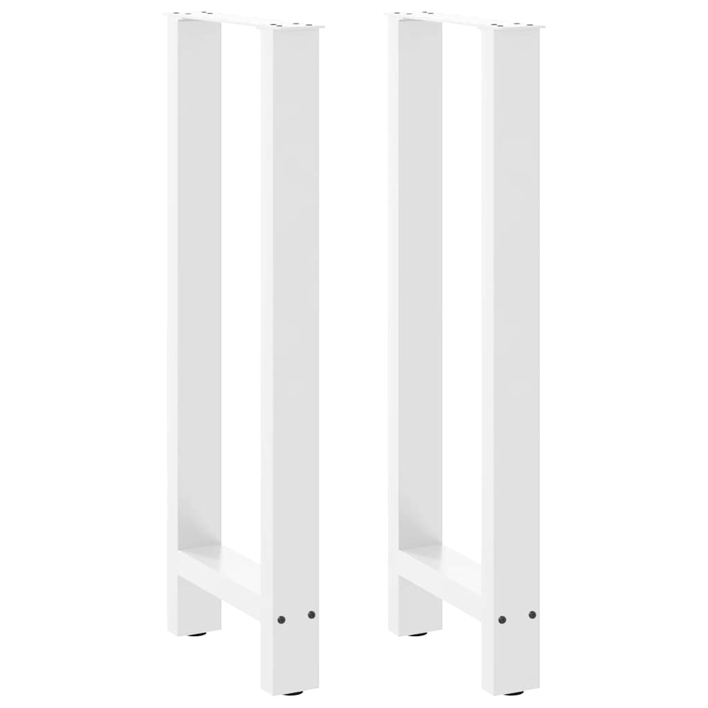 Bartafelpoten 2 st 40x(100-101) cm staal wit – afbeelding 1