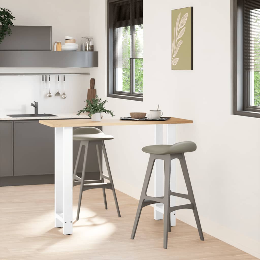 Bartafelpoten 2 st 40x(100-101) cm staal wit – afbeelding 2
