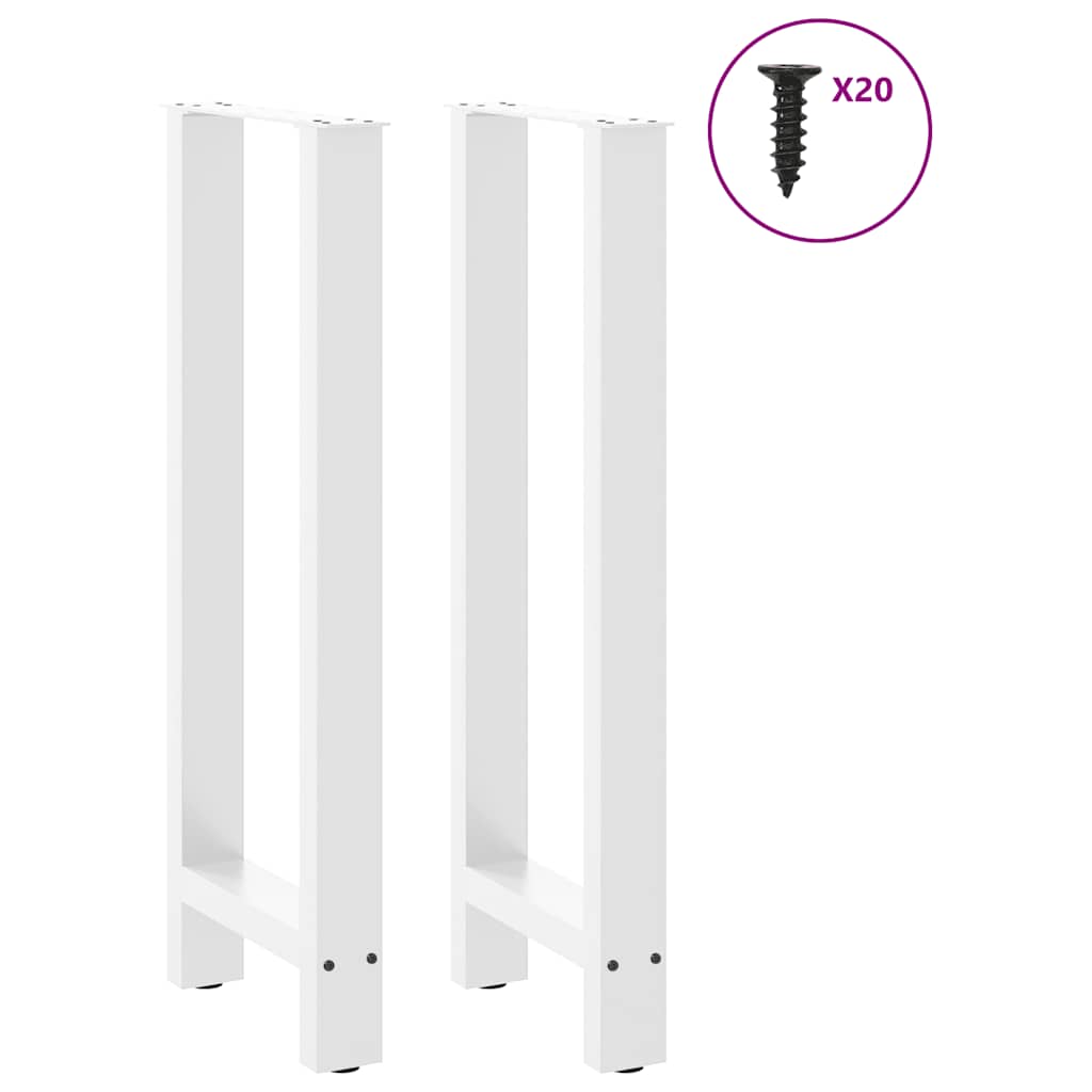 Bartafelpoten 2 st 40x(100-101) cm staal wit – afbeelding 3