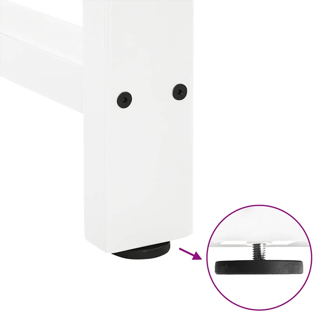 Bartafelpoten 2 st 40x(100-101) cm staal wit – afbeelding 9