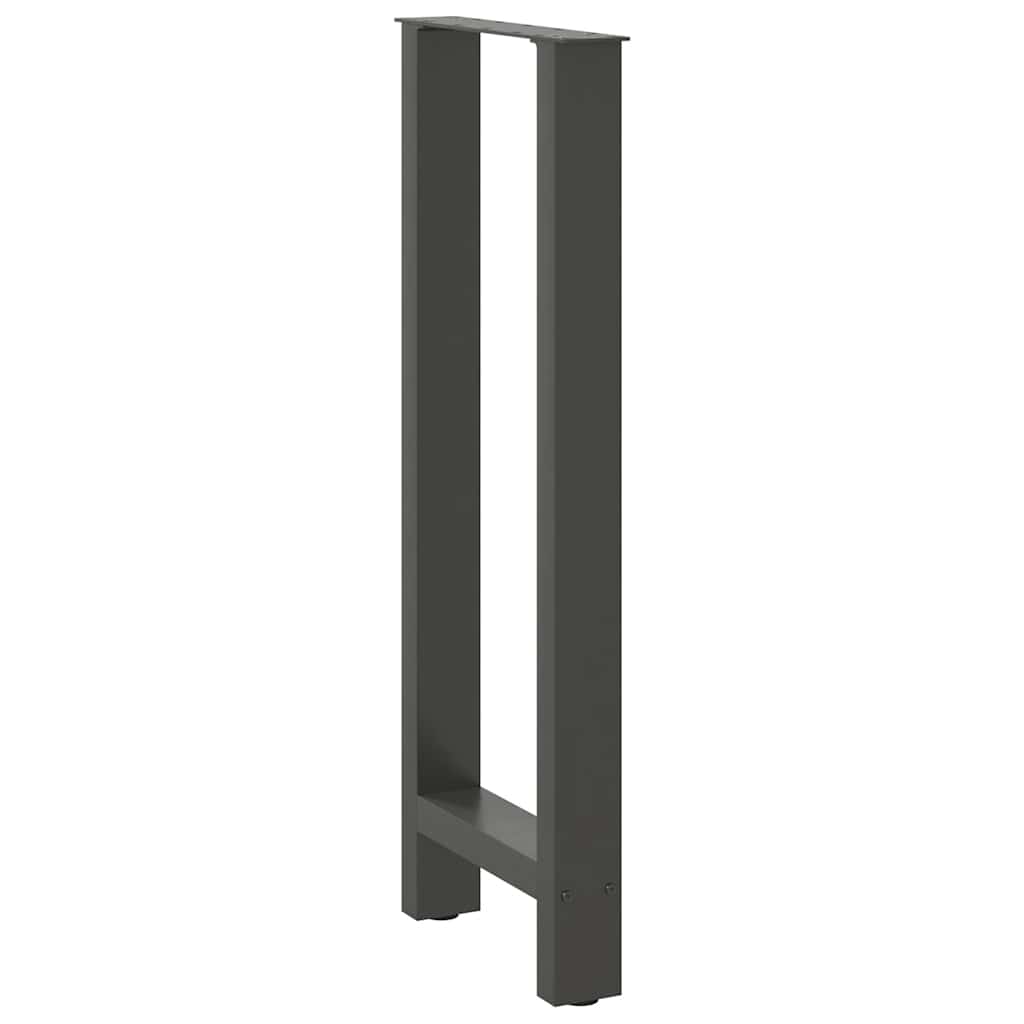 Bartafelpoten 2 st 50x(100-101) cm staal antraciet – afbeelding 4