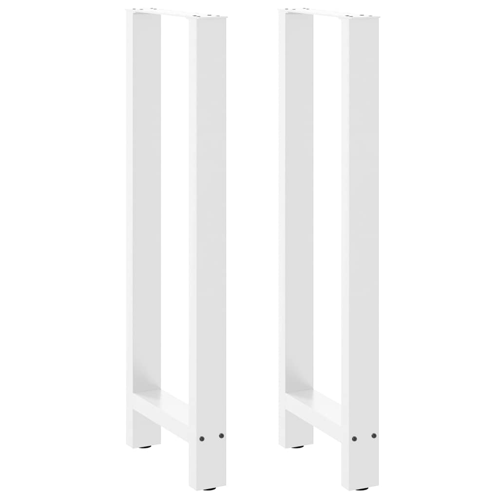 Bartafelpoten 2 st 40x(110-111) cm staal wit – afbeelding 1