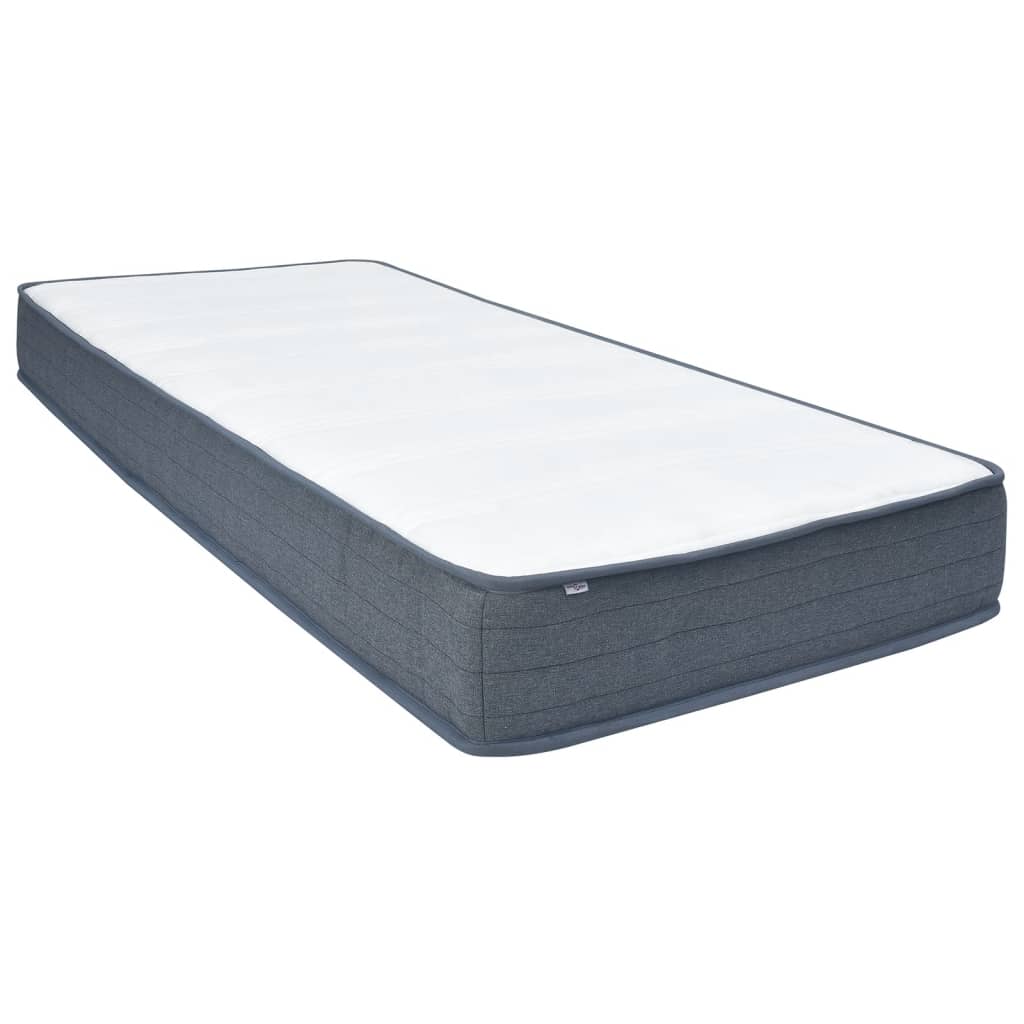 Boxspringmatras 160x80x20 cm medium zacht stof – afbeelding 1