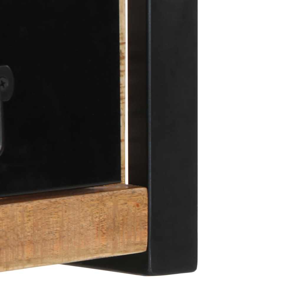 Tv-meubel 100x30x25 cm massief ruw mangohout – afbeelding 10
