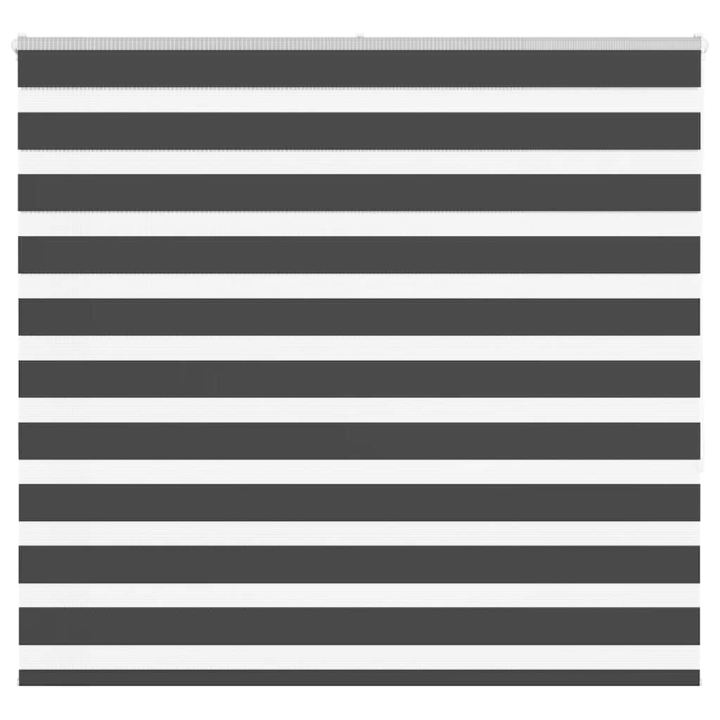 Zebra rolgordijn 160x150 cm stofbreedte 155,9 cm zwart
