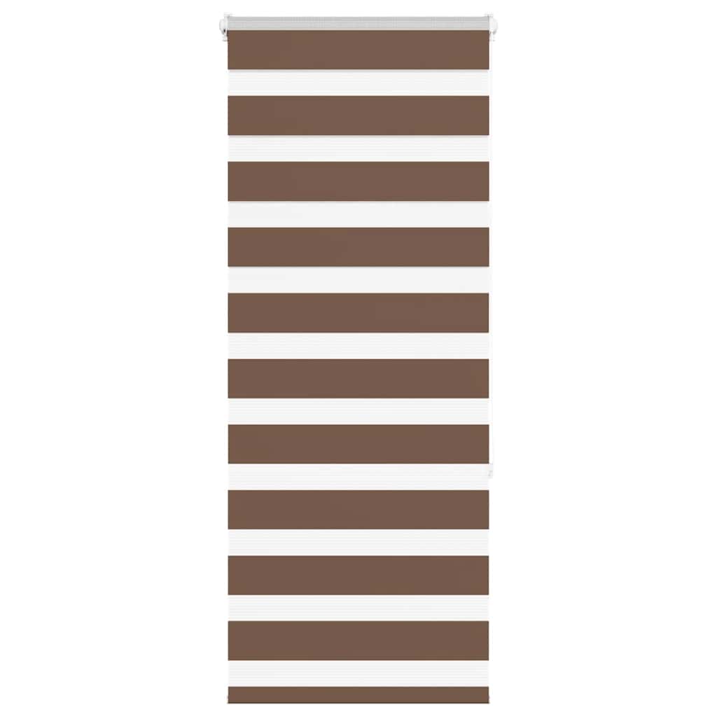 Zebra rolgordijn 65x150 cm stofbreedte 60,9 cm polyester bruin