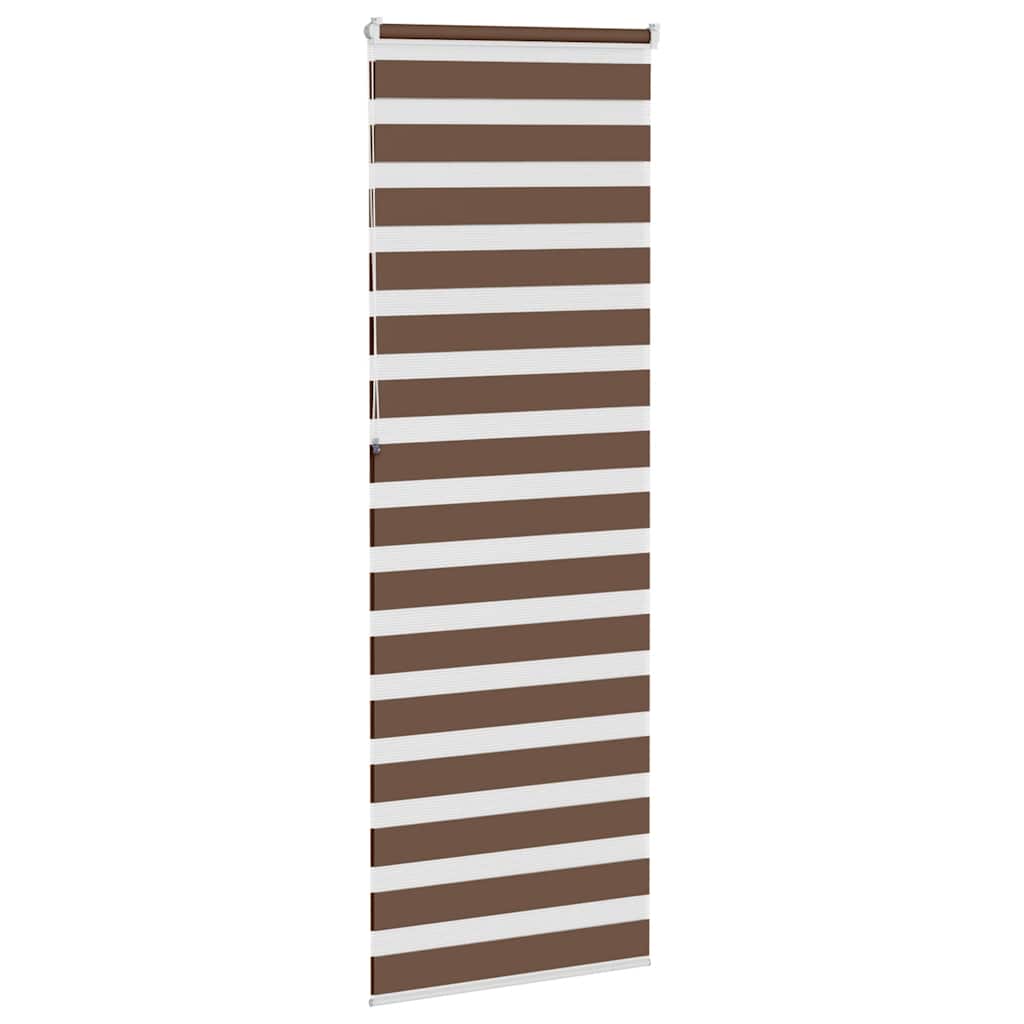 Zebra rolgordijn 85x230 cm stofbreedte 80,9 cm polyester bruin – afbeelding 4