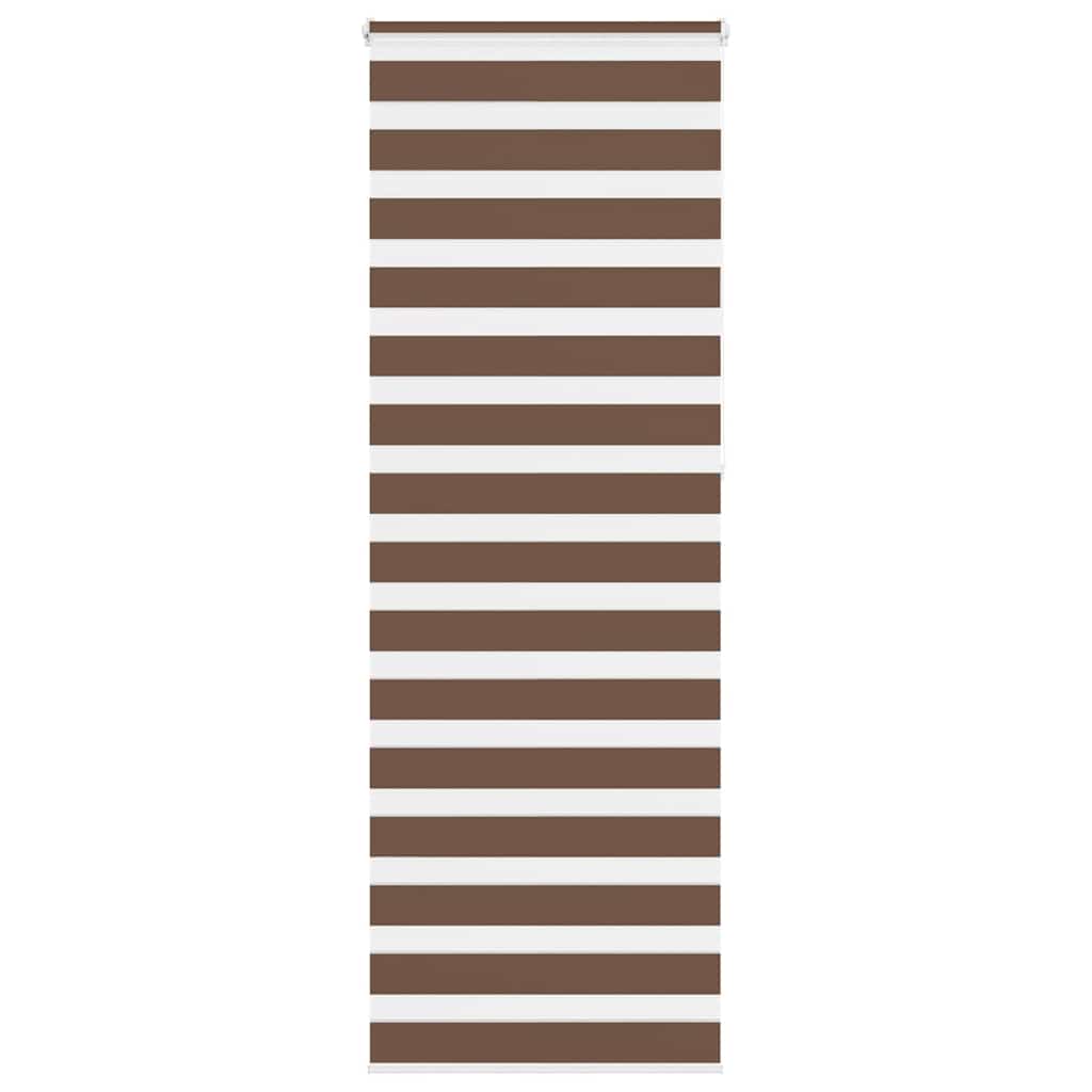 Zebra rolgordijn 90x230 cm stofbreedte 85,9 cm polyester bruin