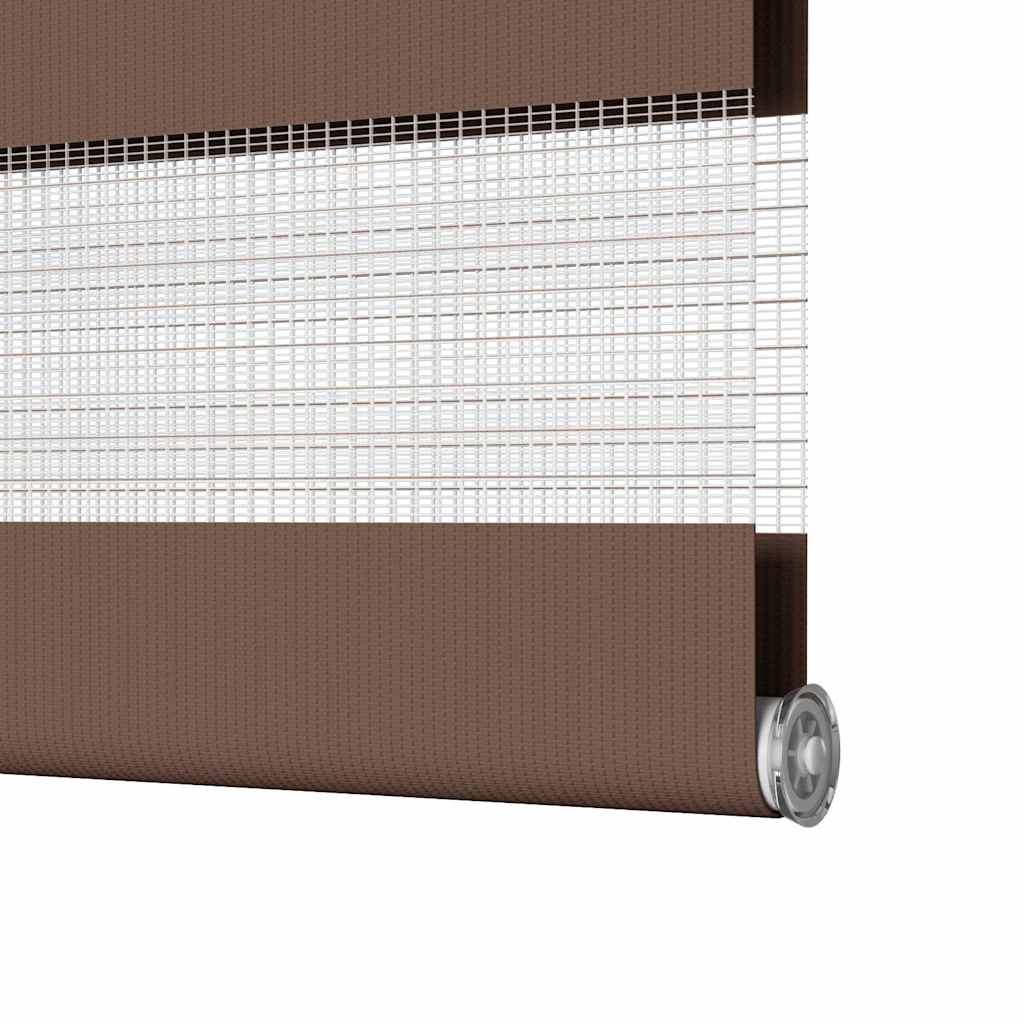 Zebra rolgordijn 90x230 cm stofbreedte 85,9 cm polyester bruin – afbeelding 12