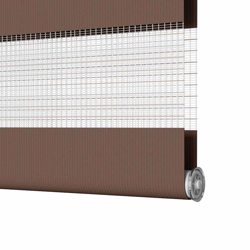 Zebra rolgordijn 100x230 cm stofbreedte 95,9 cm polyester bruin – afbeelding 12