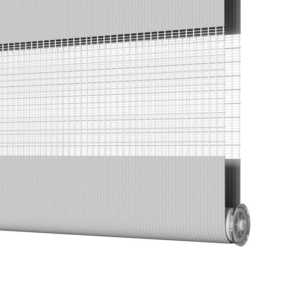 Zebra rolgordijn 100x230 cm stofbreedte 95,9 cm lichtgrijs – afbeelding 12