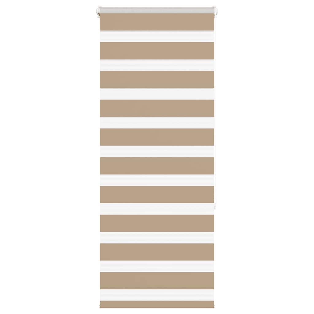 Zebra Blind zandbruin 65x150 cm stofbreedte 60,9 cm polyester