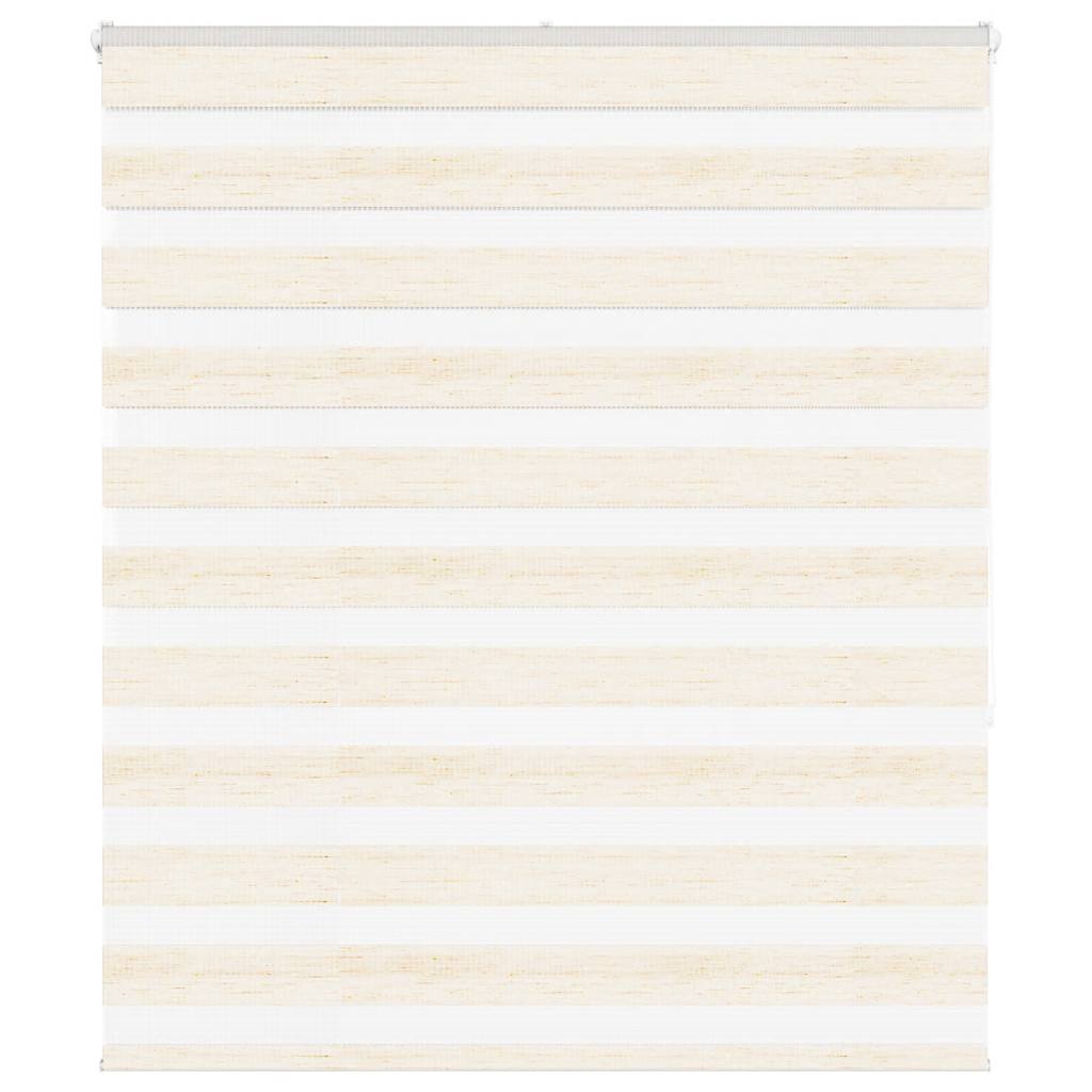 Zebra rolgordijn 120x150 cm stofbreedte 115,9 cm marmerbeige