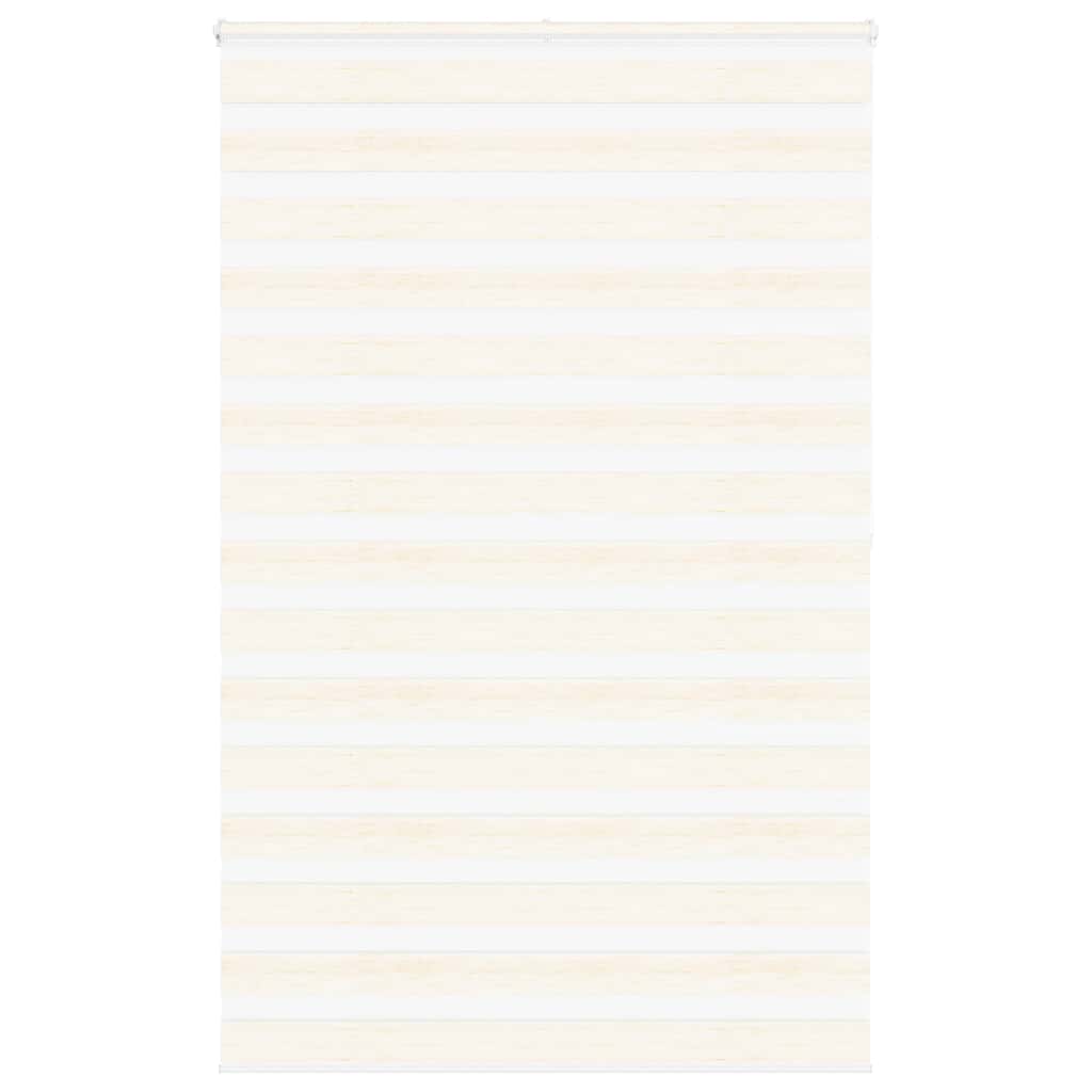 Zebra rolgordijn 140x200 cm stofbreedte 135,9 cm marmerbeige