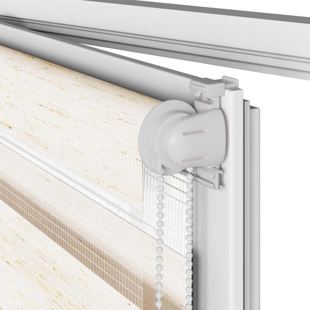 Zebra rolgordijn 150x200 cm stofbreedte 145,9 cm marmerbeige – afbeelding 11