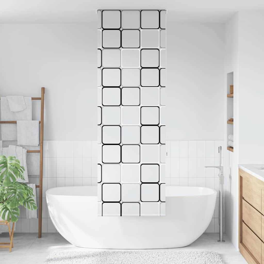 Doucherolgordijn 60x240 cm stofbreedte 56 cm