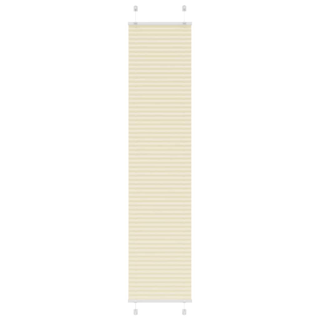 Plissé rolgordijn 45x200 cm stofbreedte 44,4 cm polyester crème
