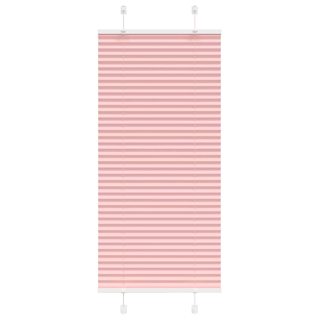 Plissé rolgordijn 55x100 cm stofbreedte 54,4 cm polyester roze
