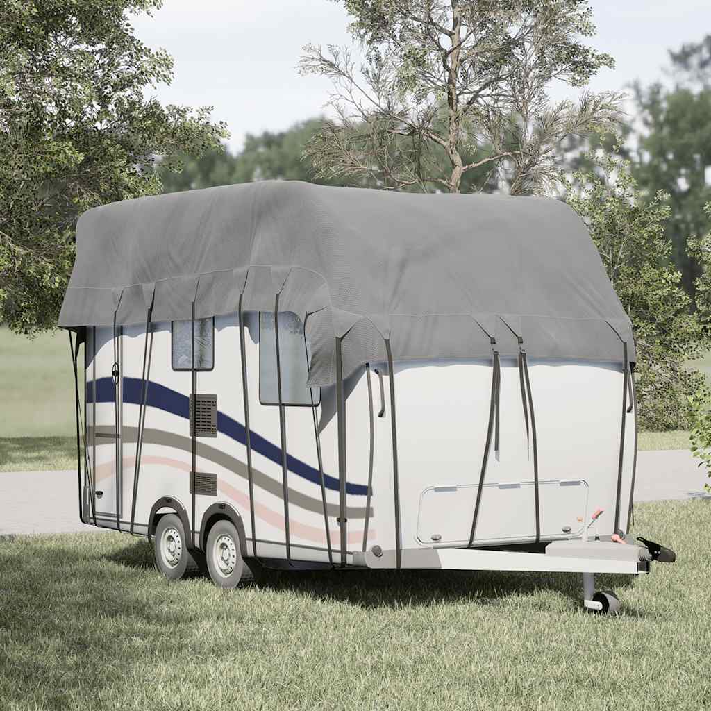 Caravan dakbedekking 500x300 cm vliesvlies grijs