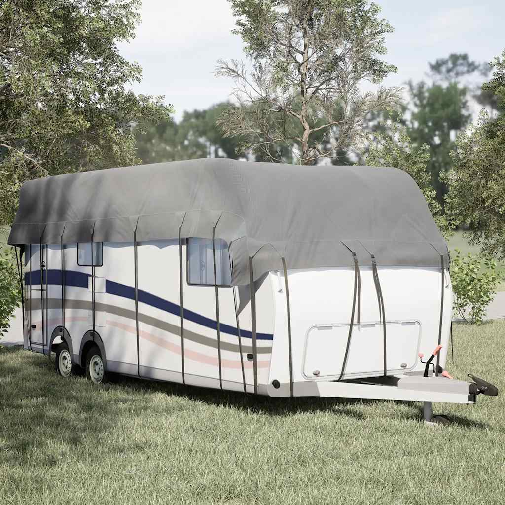 Caravan dakbedekking 700x300 cm vliesvlies grijs
