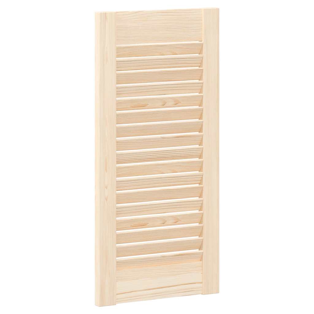 Kastdeuren met lamellen 4 st 61,5x29,5 cm massief grenenhout – afbeelding 7