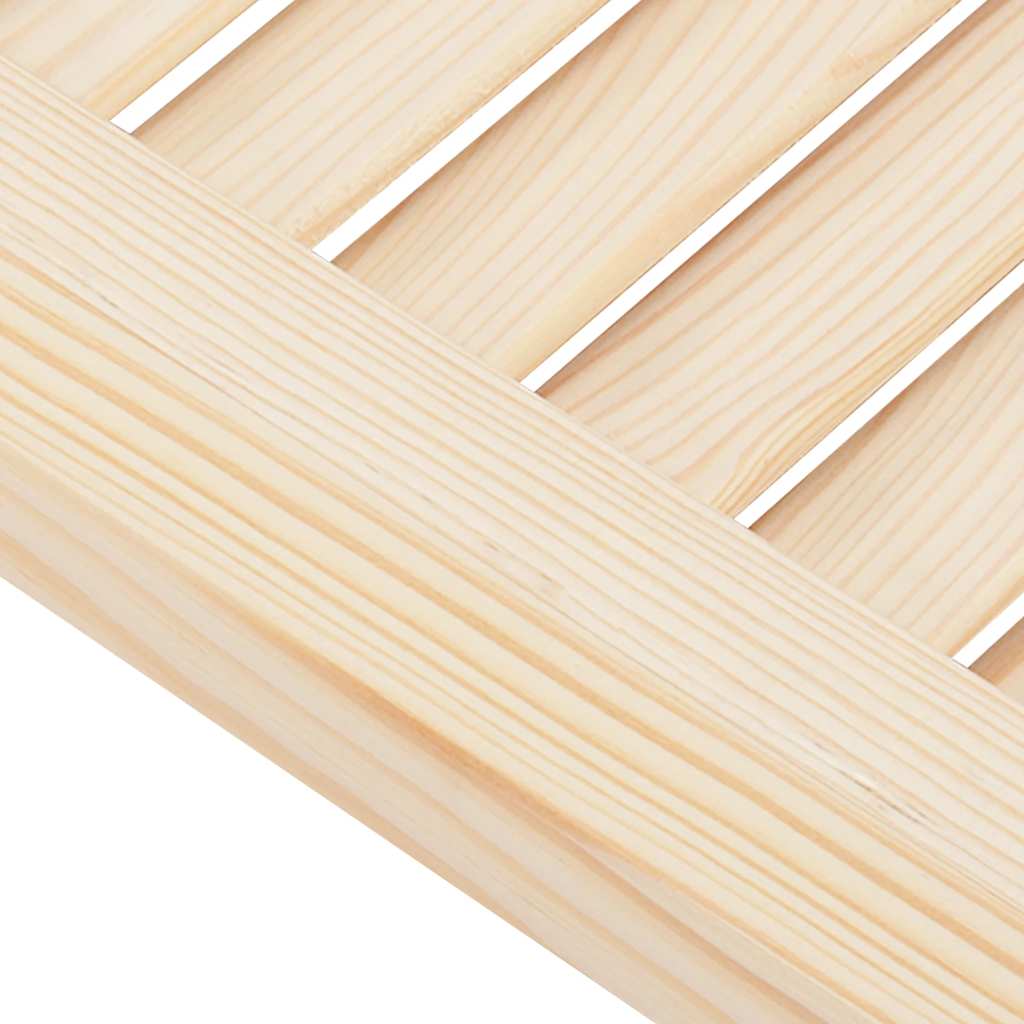 Kastdeuren met lamellen 4 st 61,5x29,5 cm massief grenenhout – afbeelding 8