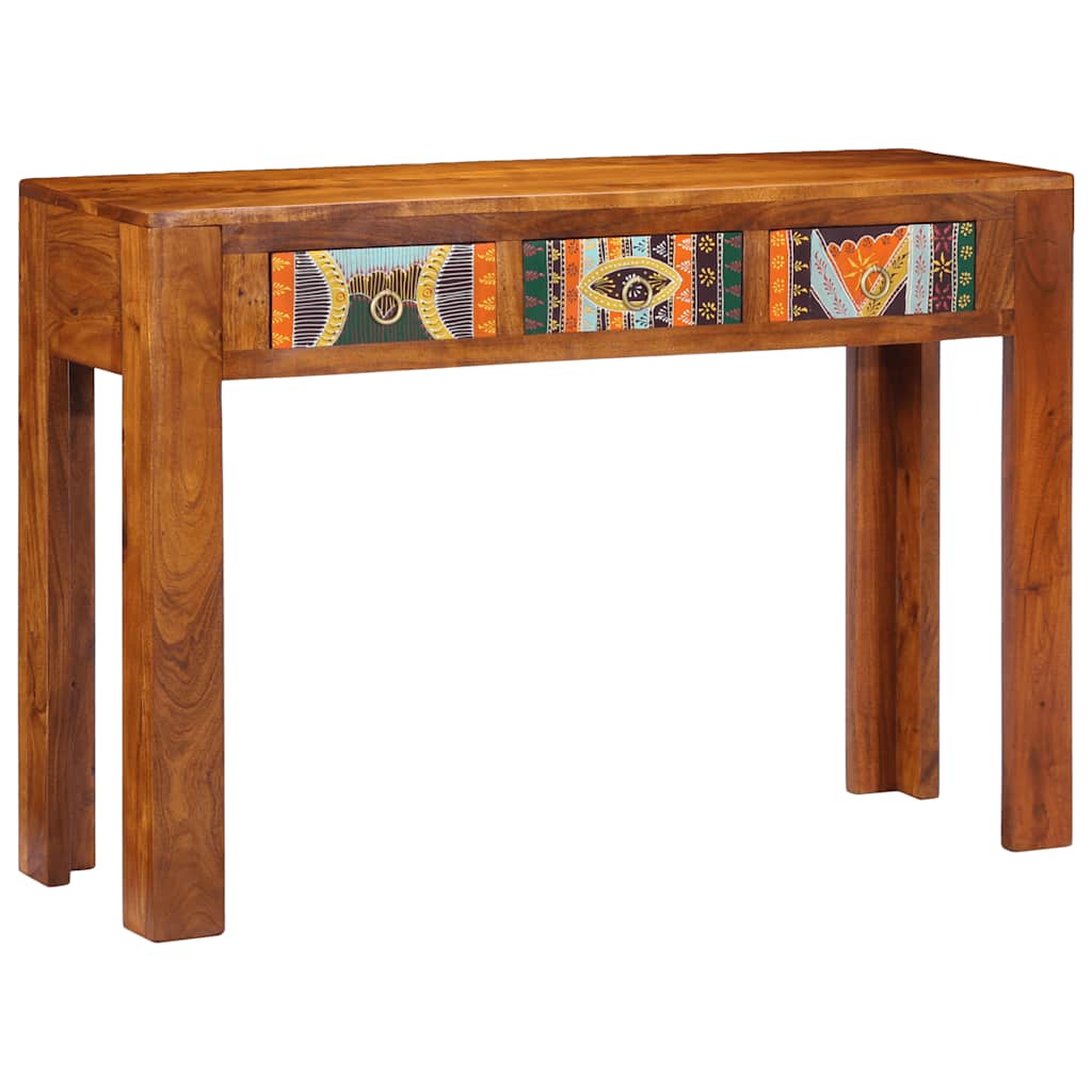 Wandtafel 110x35x75 cm massief acaciahout