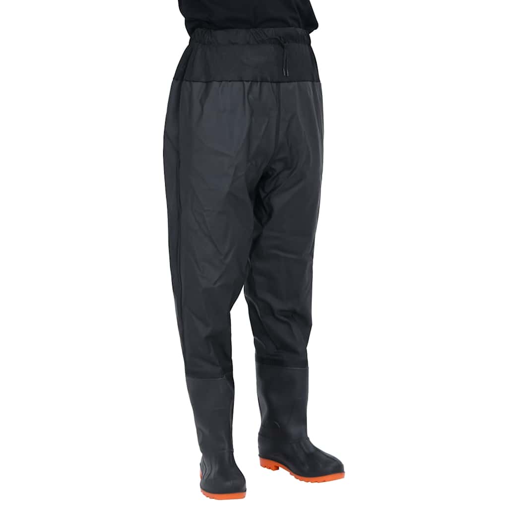 Waadpak met laarzen maat 45 zwart – afbeelding 1