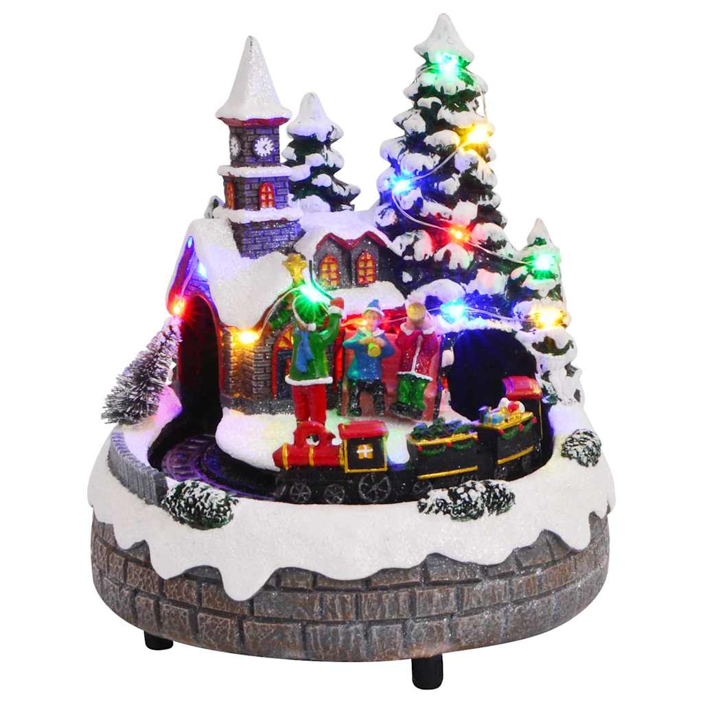 Kerst Tafelopstelling Multikleur 16 x 16 x 19 cm Kunststof