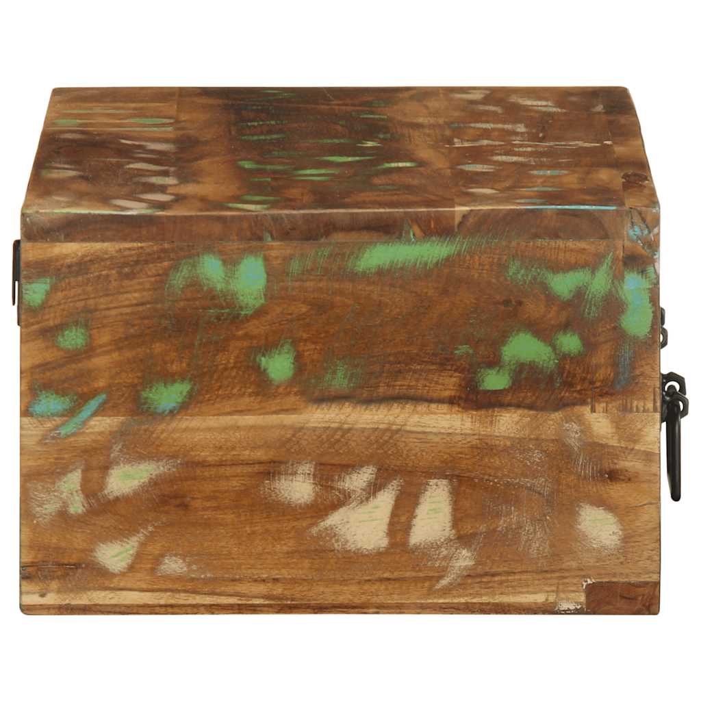 Tv-meubel wandmontage 60x30x19 cm massief gerecycled hout – afbeelding 6