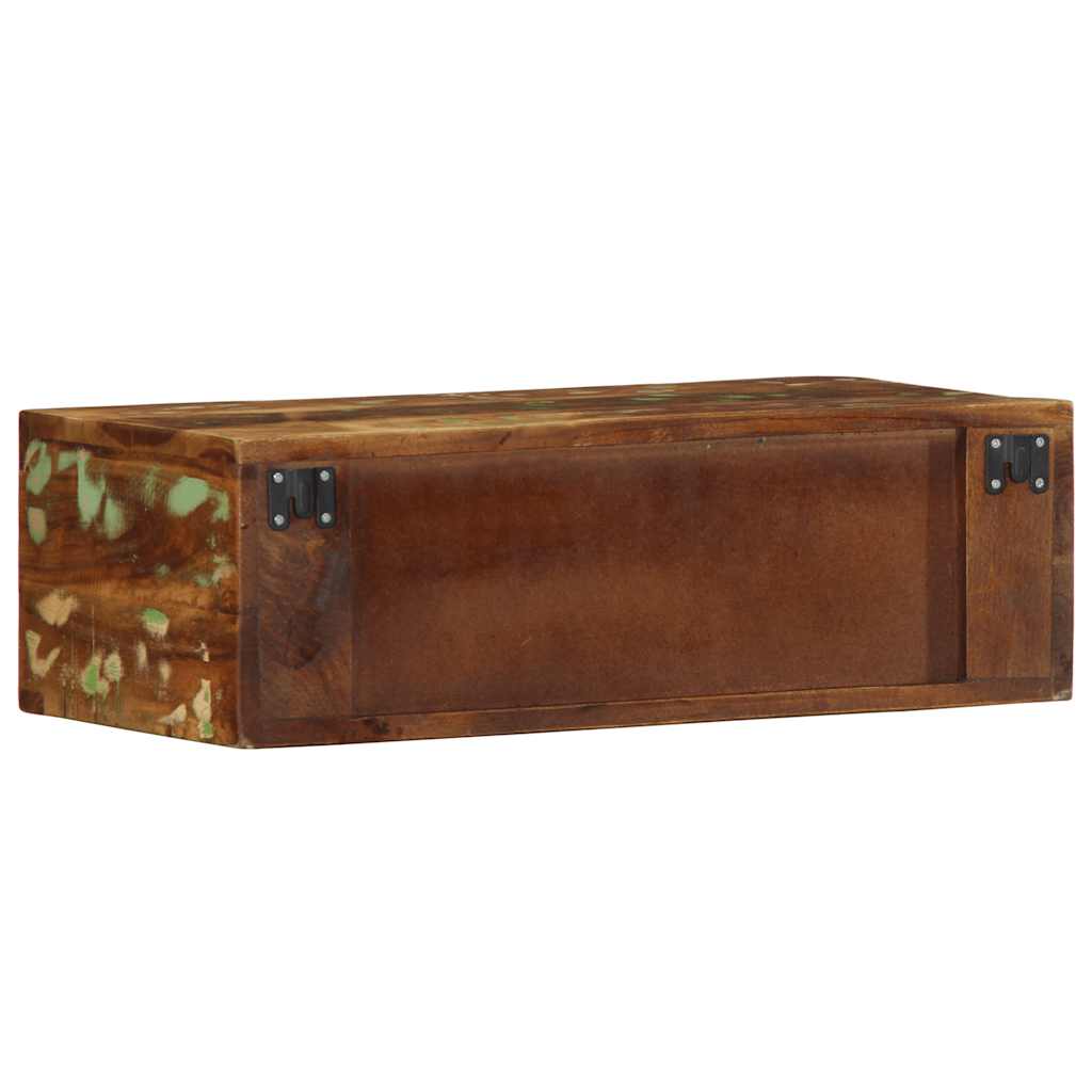 Tv-meubel wandmontage 60x30x19 cm massief gerecycled hout – afbeelding 7