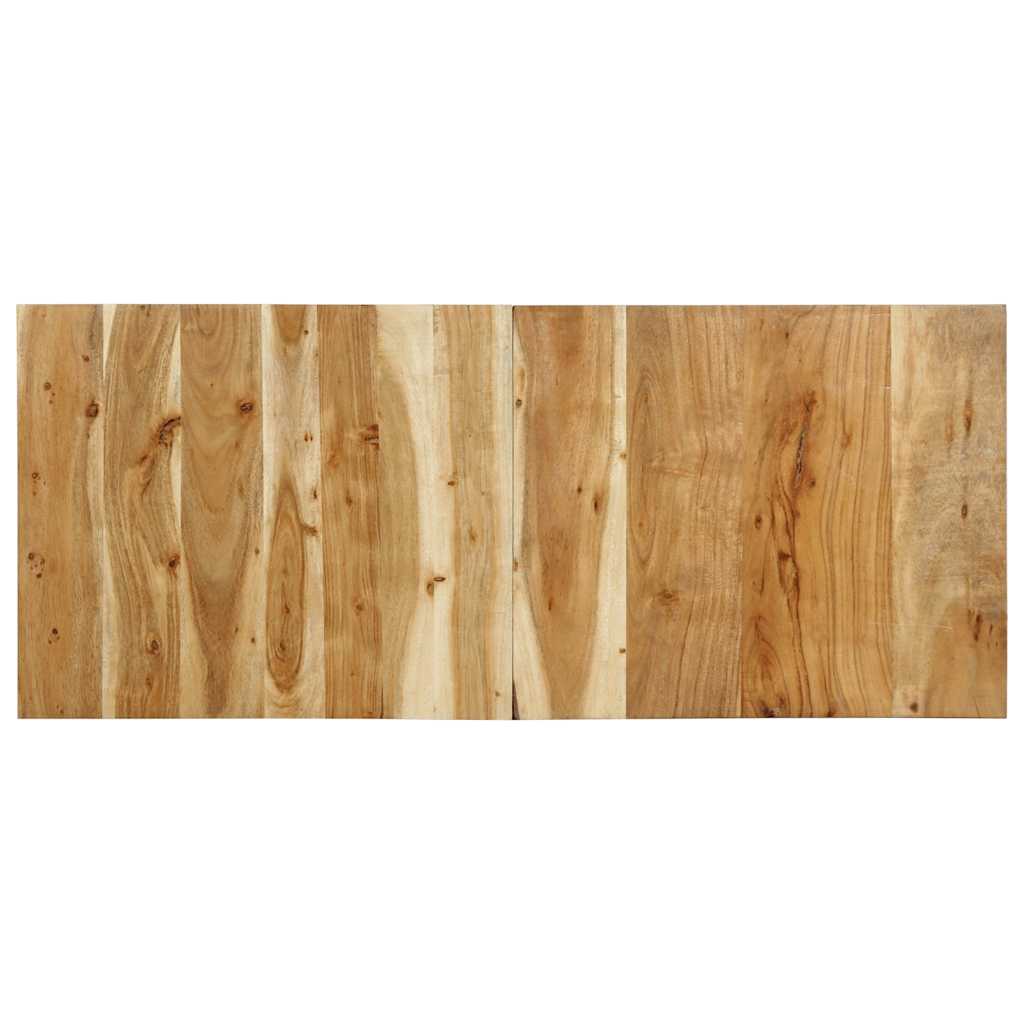Hoofdbord 120 cm massief acaciahout – afbeelding 1
