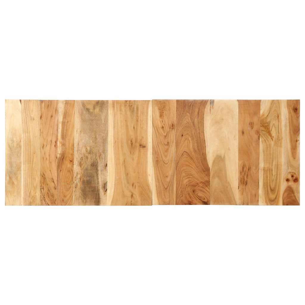 Hoofdbord 140 cm massief acaciahout – afbeelding 1