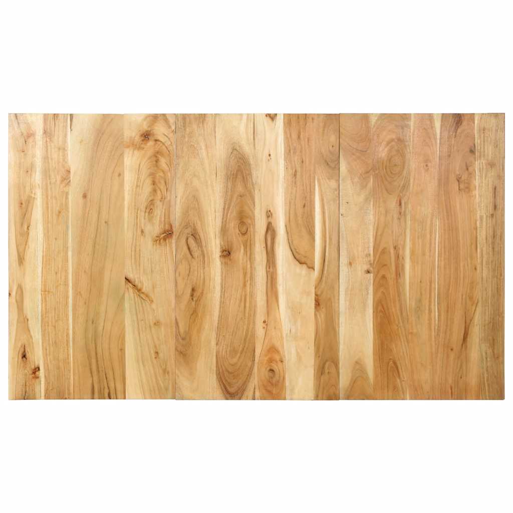 Hoofdbord 140 cm massief acaciahout – afbeelding 1