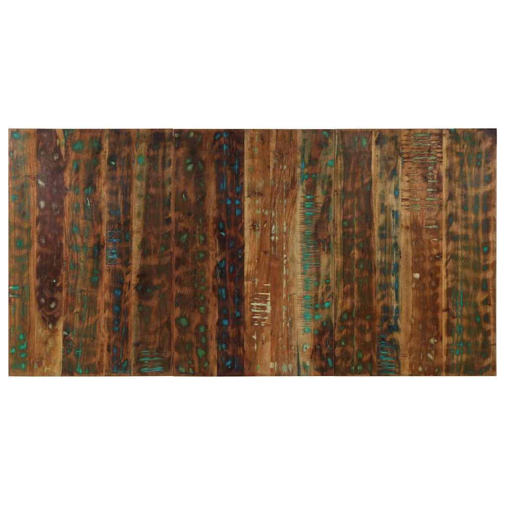 Hoofdbord 160 cm massief gerecycled hout meerkleurig – afbeelding 1