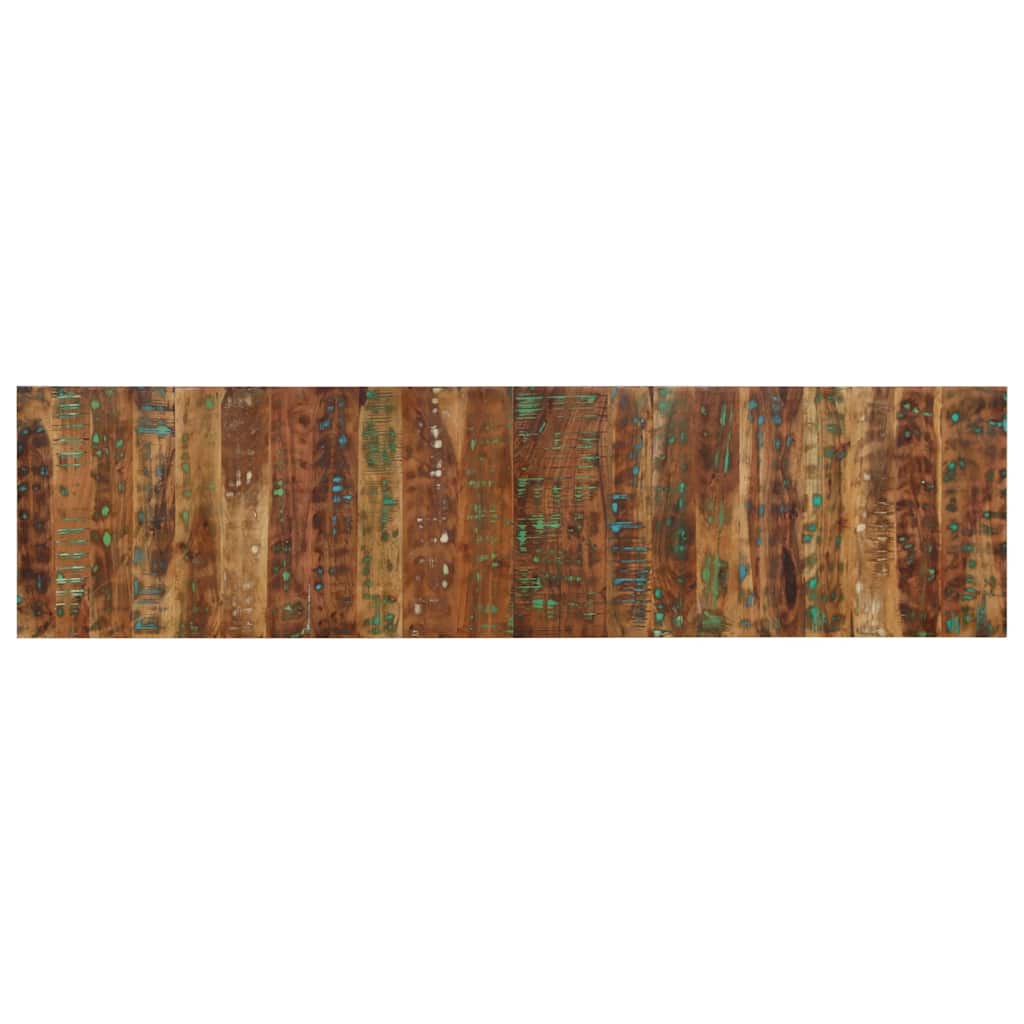 Hoofdbord 200 cm massief gerecycled hout meerkleurig – afbeelding 1