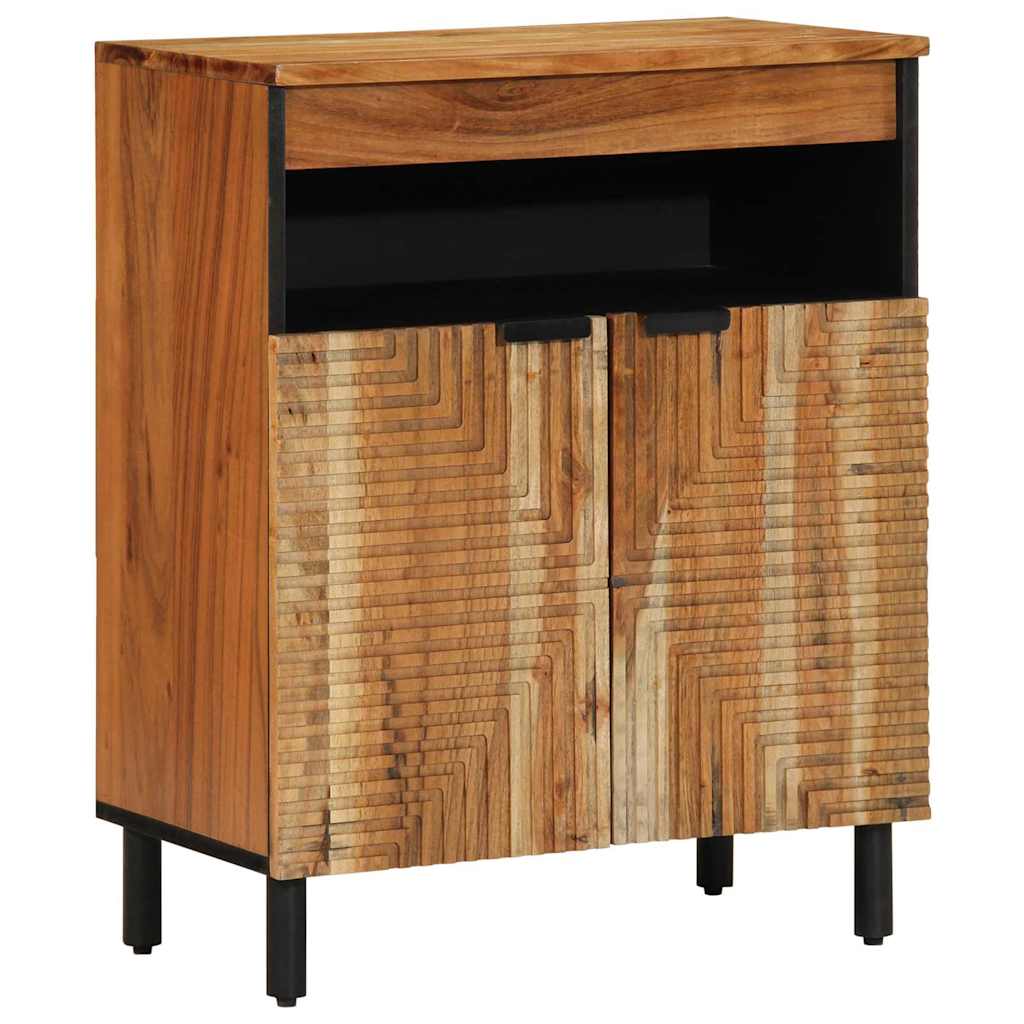 Dressoir met lade Naturel 60 x 33,5 x 75 cm Massief Acaciahout