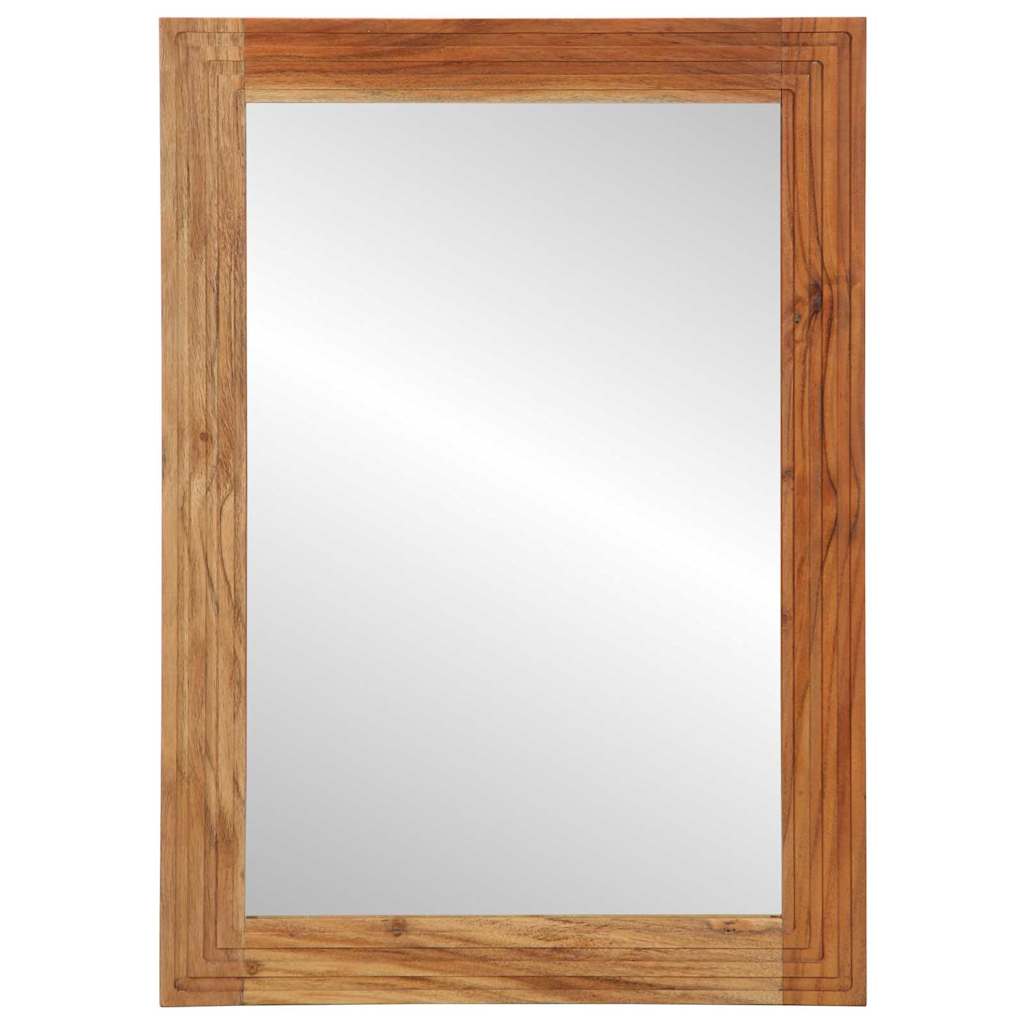 Badkamer Spiegel Wandgemonteerd Bruin 70 x 50 x 2.5 cm – afbeelding 2