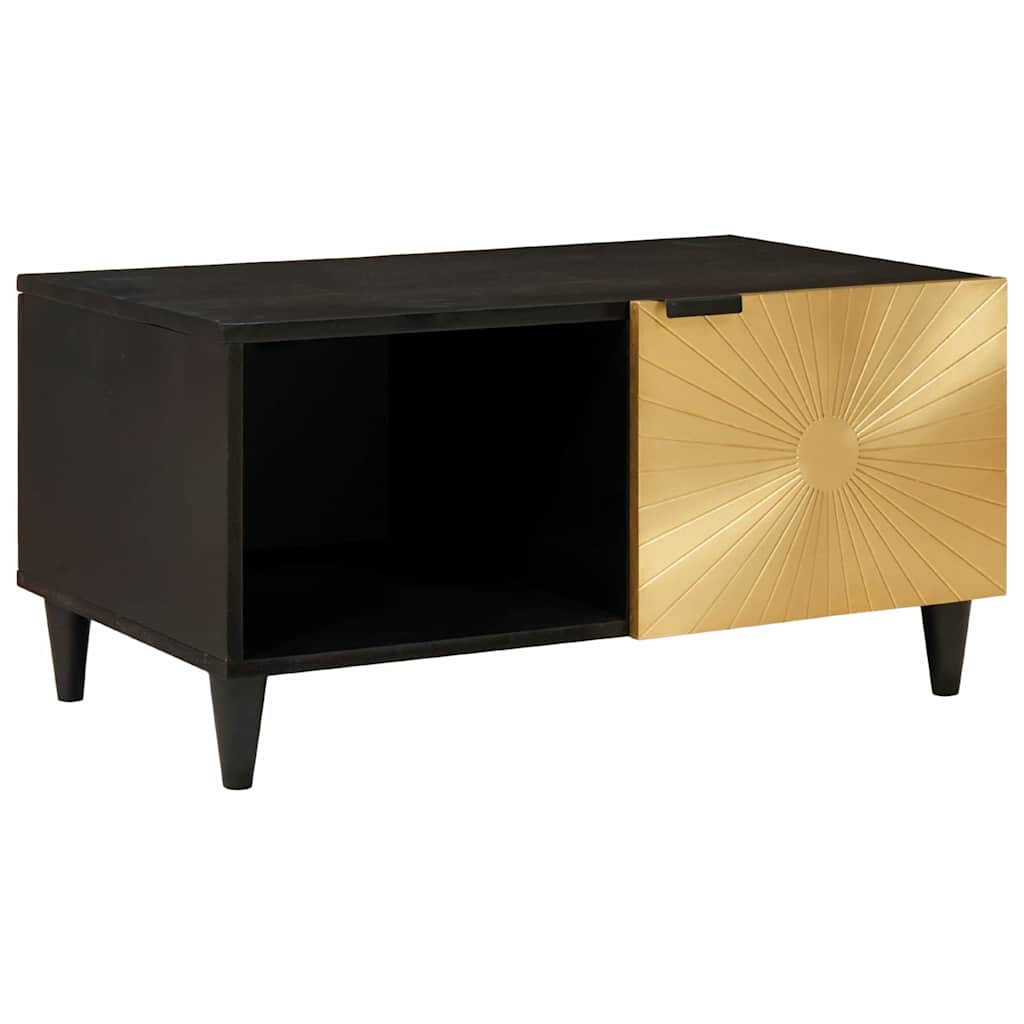 Salontafel 80 x 50 x 40 cm Massief Mango Hout – afbeelding 1