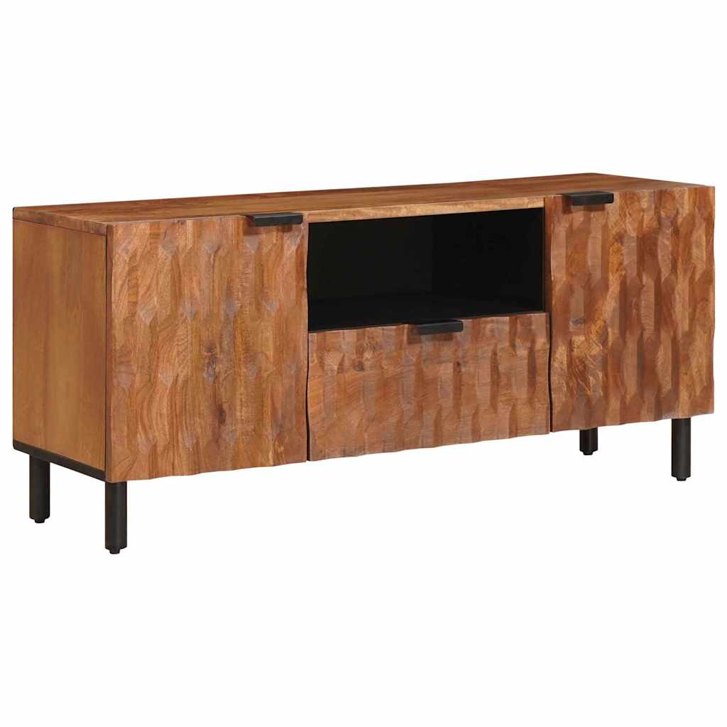 TV-kast met lade Acacia Bruine Afwerking 105 x 33 x 46 cm