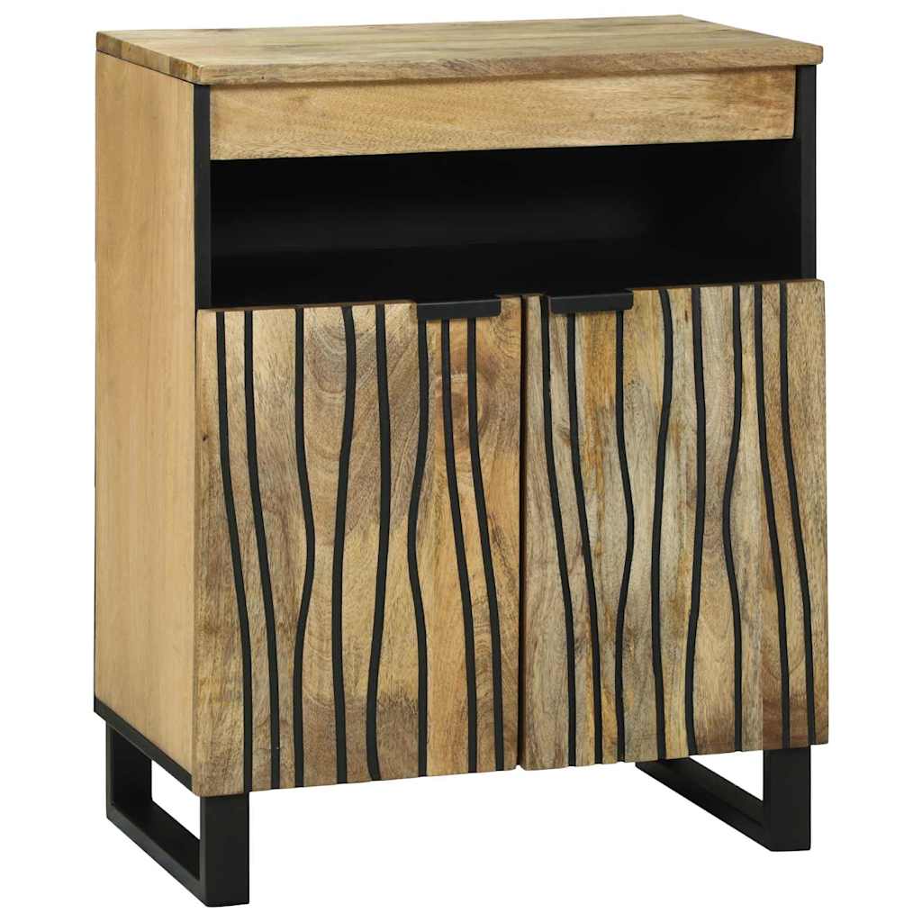 Dressoir met lade Bruin 60 x 33 x 75 cm massief mangohout