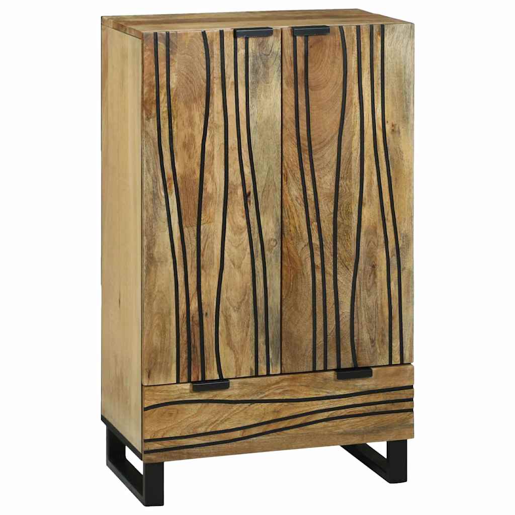 Highboard Bruin 60 x 33 x 100 cm massief mangohout