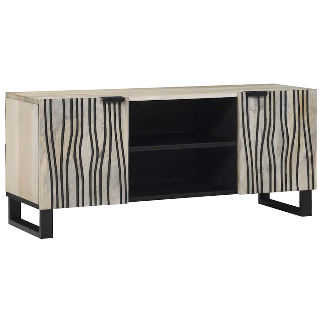 TV Eenheden Wit 105 x 33 x 46 cm Bewerkt hout