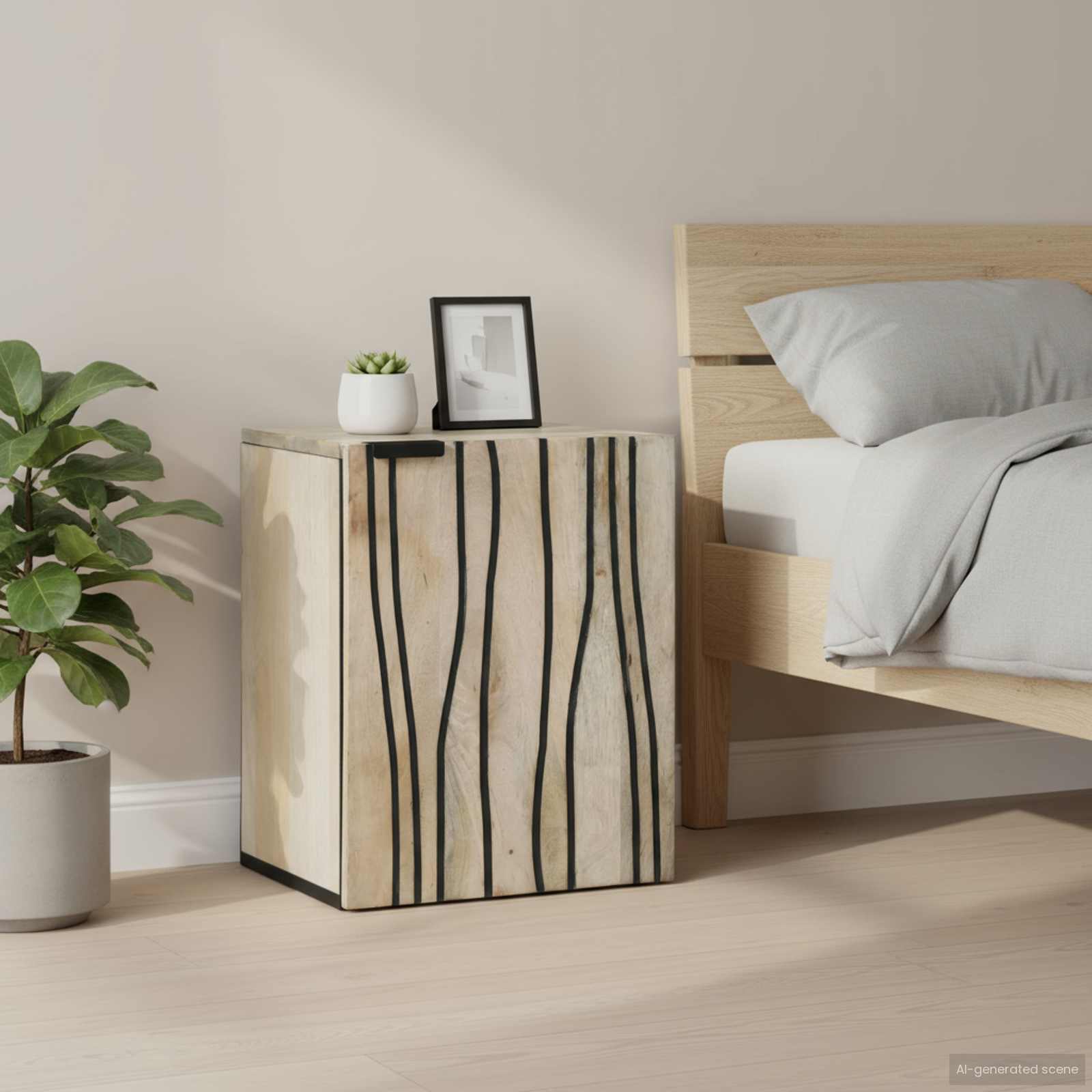 Badkamertenk te kast Wit 38 x 33,5 x 48 cm Bewerkt hout